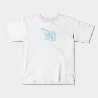 Save Polar Bears Kids T-Shirt